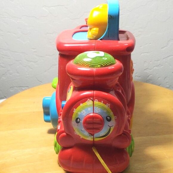 Toddler Toy Box Fisher Price Camera, Smart Pad, Vtech Animal Train 3 in the Set - Picture 2 of 8